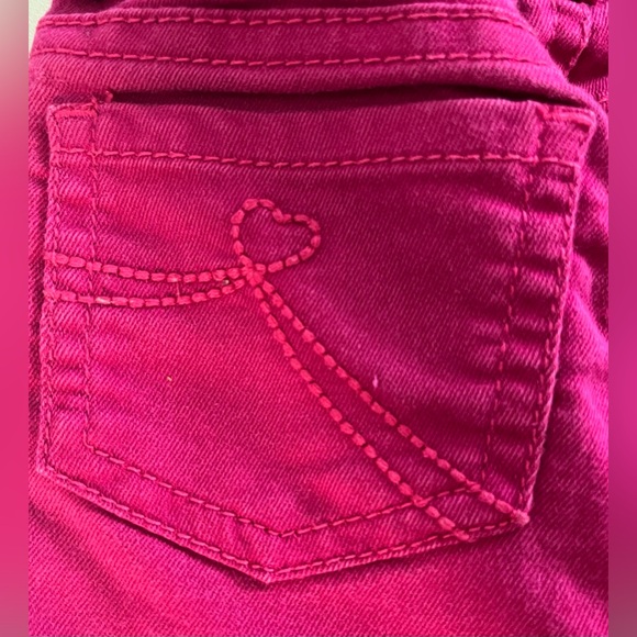 The Children’s Place Magenta Pink Jean Pants, Baby Girl Size 6-9 month - Picture 6 of 9